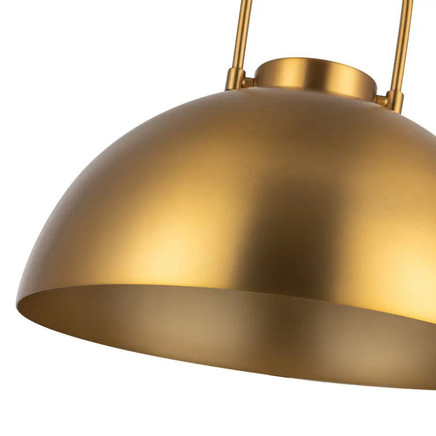 Harper 16-Inch Pendant in Aged Gold - Image 9