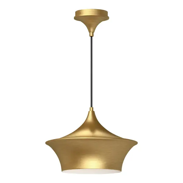 Emiko 13-Inch Pendant in Brushed Gold - Image 1