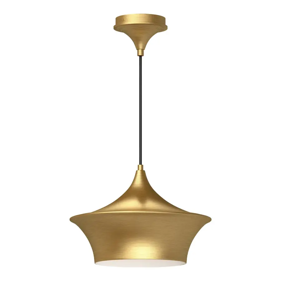 Emiko 13-Inch Pendant in Brushed Gold - Image 1