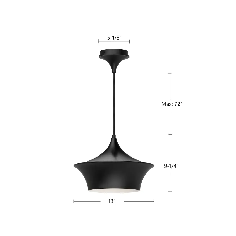 Emiko 13-Inch Pendant in Brushed Gold - Image 7