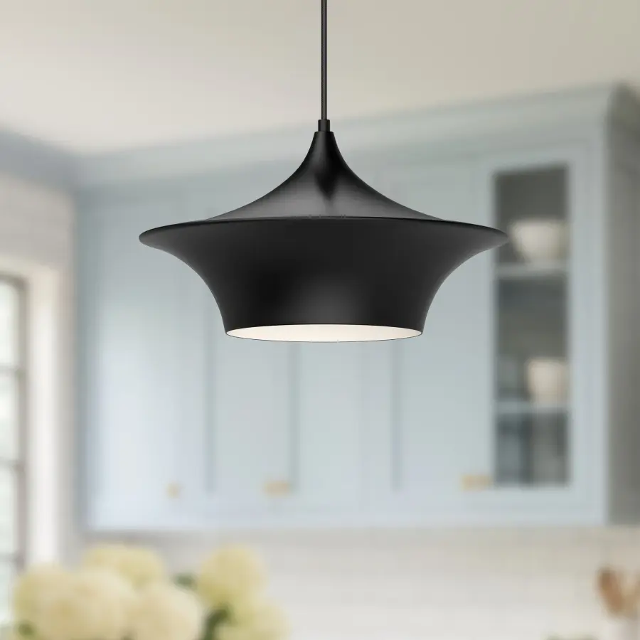 Emiko 16-Inch Pendant in Brushed Gold - Image 3