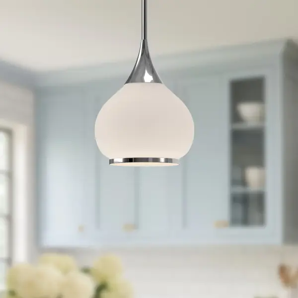 Hazel 10-Inch Pendant in Aged Gold with Clear Glass - Image 20