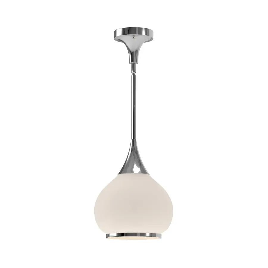 Hazel 10-Inch Pendant in Aged Gold with Clear Glass - Image 3