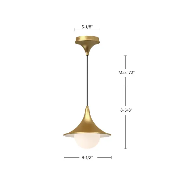 Fuji 9-Inch Pendant Light - Image 4