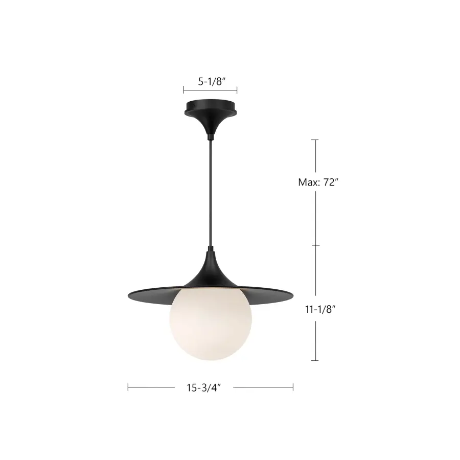 Fuji 16-Inch Pendant Light - Image 6