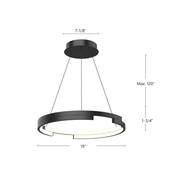 Anello Minor 19" Pendant Light - Image 8