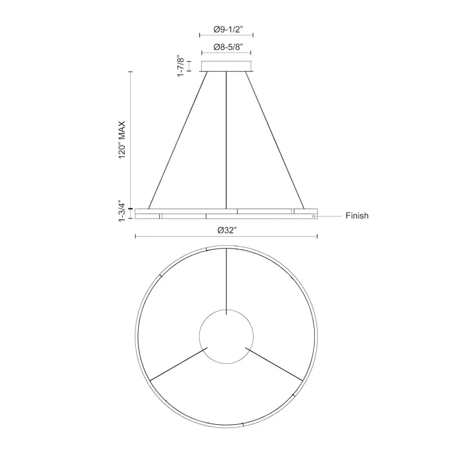 Anello Minor 32-Inch Pendant - Image 11