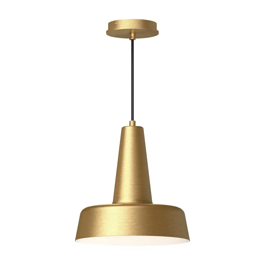 Juliana 11-Inch Pendant Light in Brushed Gold - Image 1