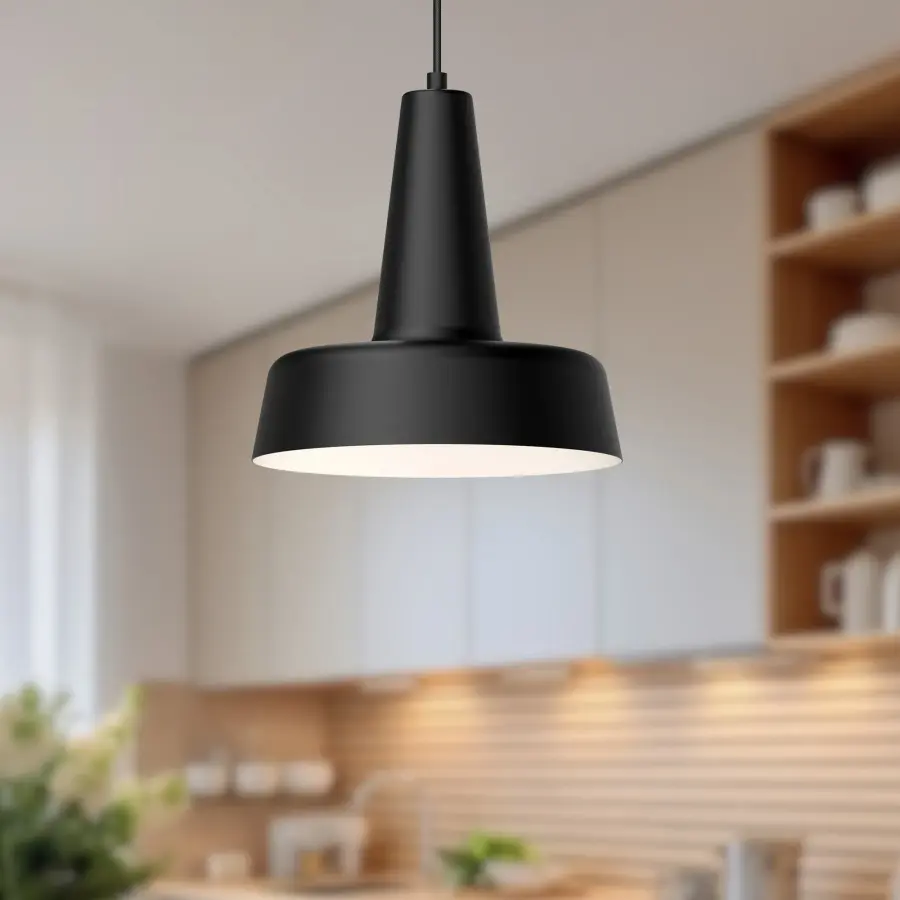 Juliana 11-Inch Pendant Light in Brushed Gold - Image 4