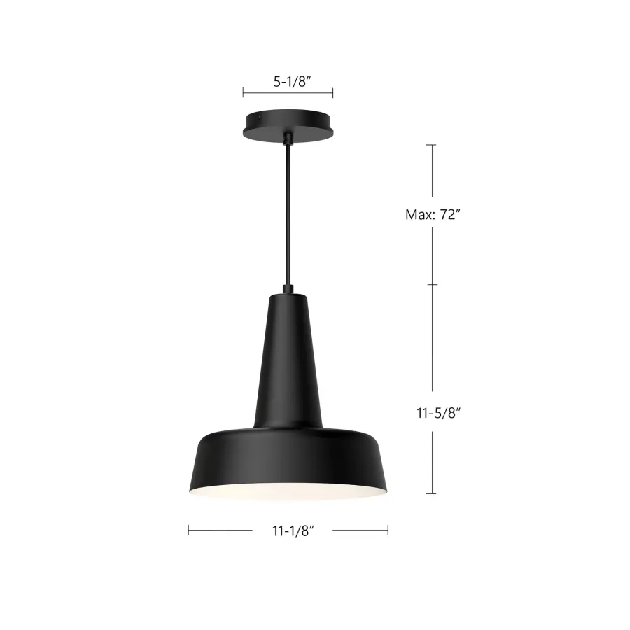 Juliana 11-Inch Pendant Light in Brushed Gold - Image 10