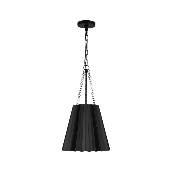 Plisse 12-Inch Pendant in Aged Gold - Image 8