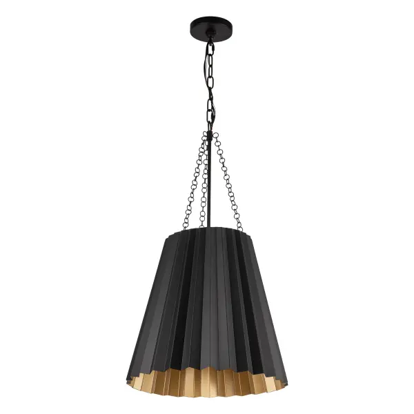 Plisse 16-Inch Pendant in Aged Gold - Image 11