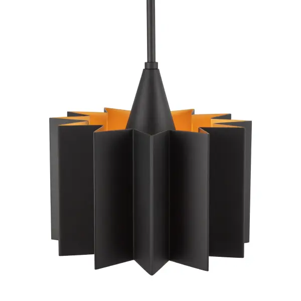 Plisse 12-Inch Pendant in Aged Gold - Image 11