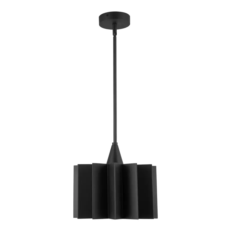 Plisse 12-Inch Pendant in Aged Gold - Image 8