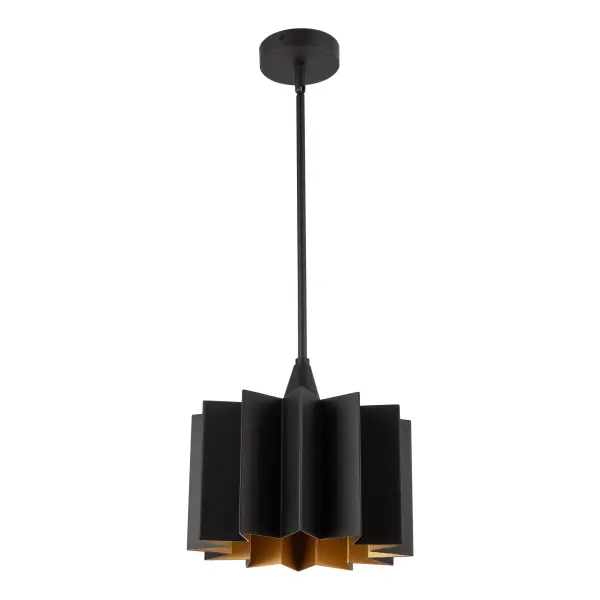 Plisse 12-Inch Pendant in Aged Gold - Image 10