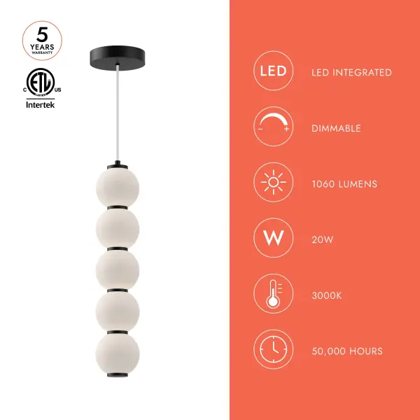 Bijou 5-Inch Pendant Light - Image 22