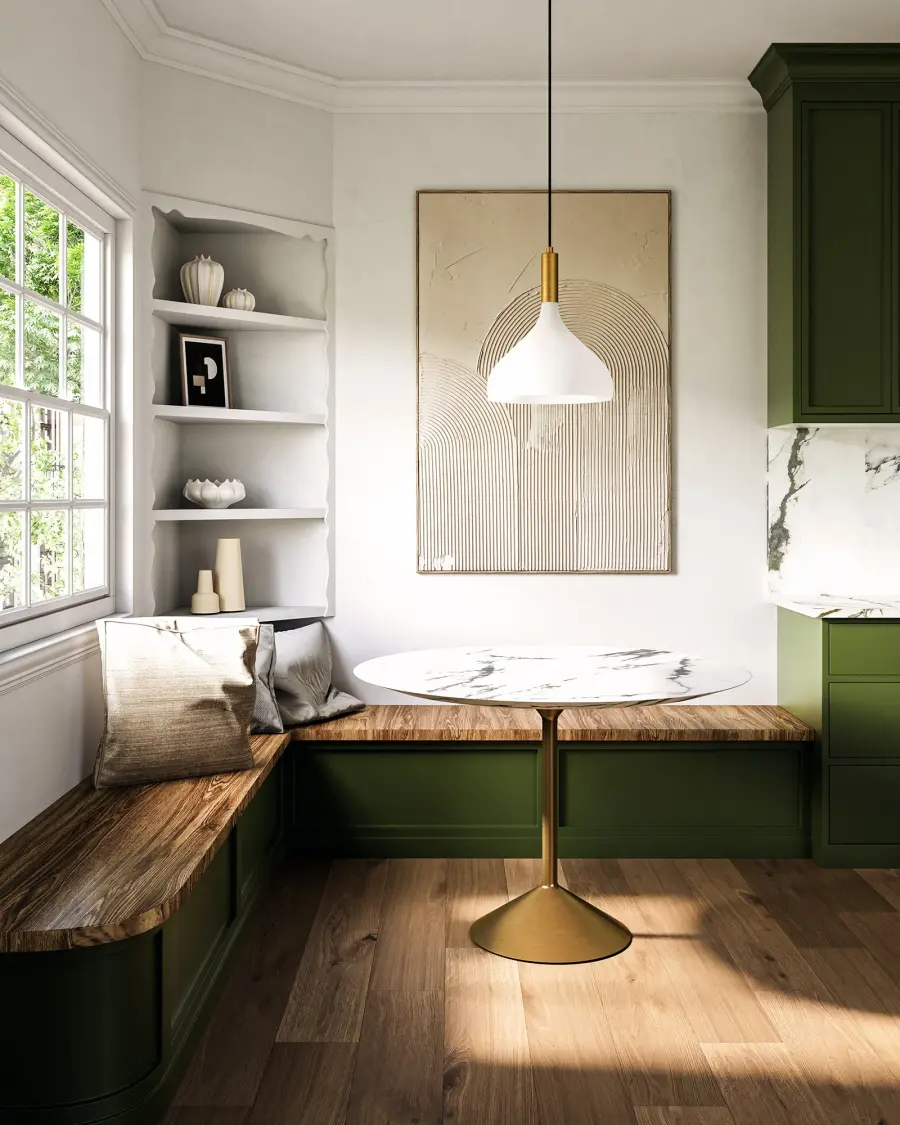 Belleview 12-Inch Pendant in Aged Gold - Image 3
