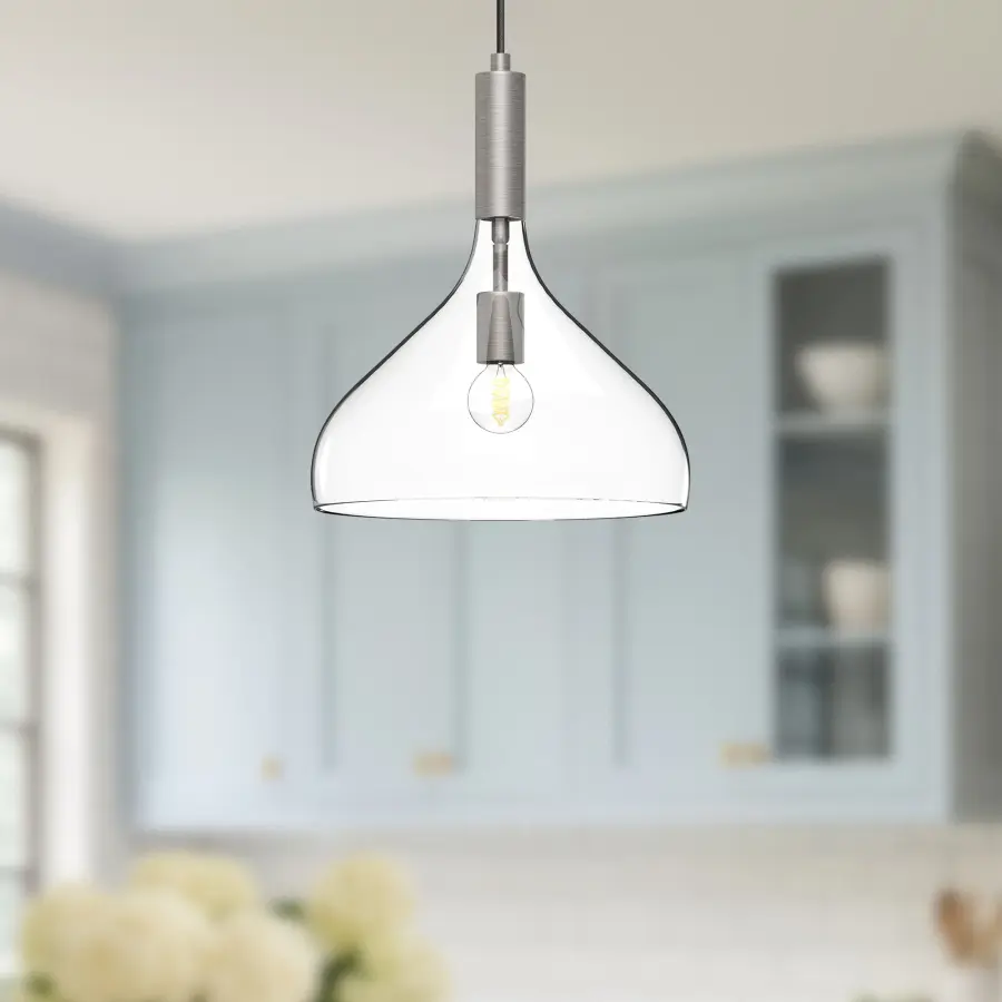 Belleview 12-Inch Pendant in Aged Gold - Image 6