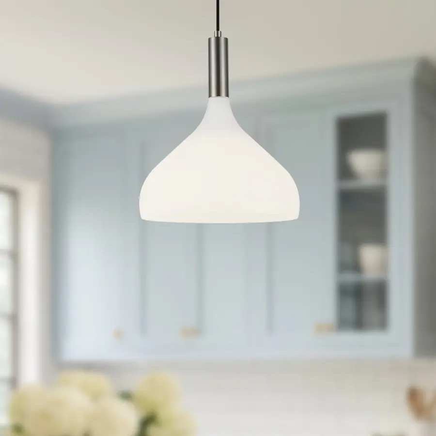 Belleview 12-Inch Pendant in Aged Gold - Image 7