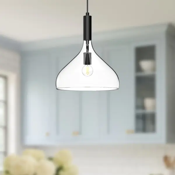 Belleview 12-Inch Pendant in Aged Gold - Image 8
