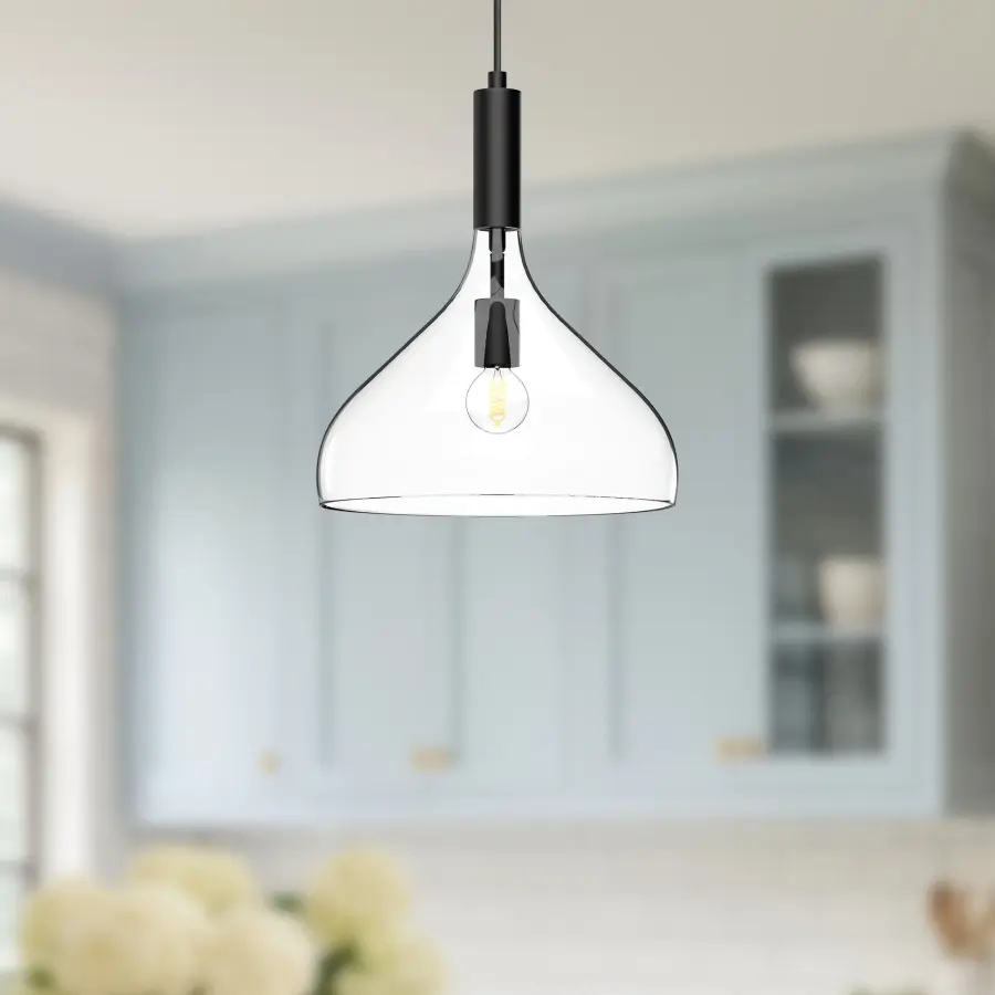 Belleview 12-Inch Pendant in Aged Gold - Image 8