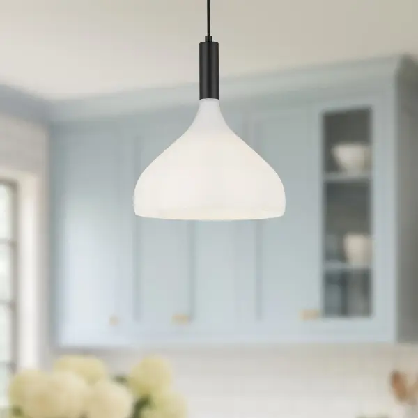 Belleview 12-Inch Pendant in Aged Gold - Image 9