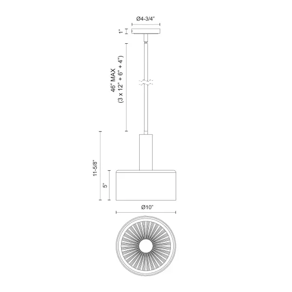 Royale 10-Inch Pendant Light - Image 11
