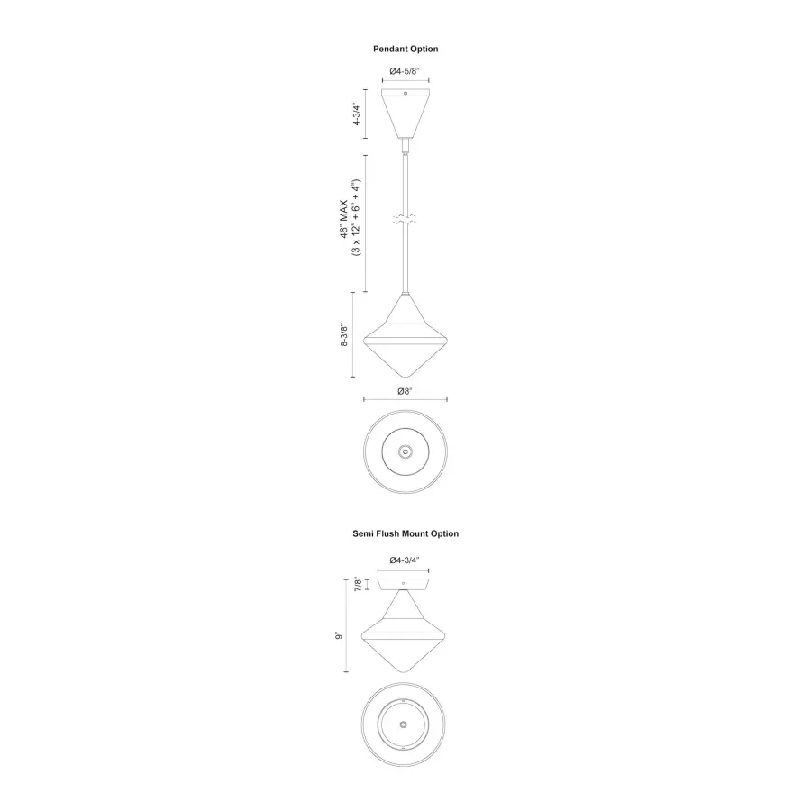 Nora 8-Inch Pendant Light - Image 10