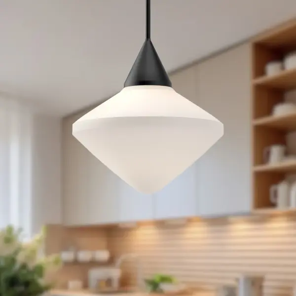 Nora 14-Inch Pendant Light in Matte Black - Image 5