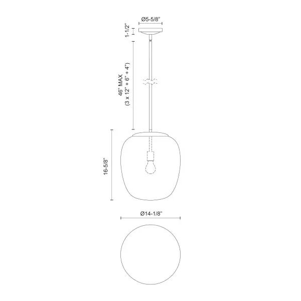 Holden 14-Inch Pendant Light - Image 7