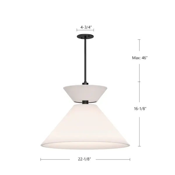 Chapelle 22-Inch Pendant Light - Image 16