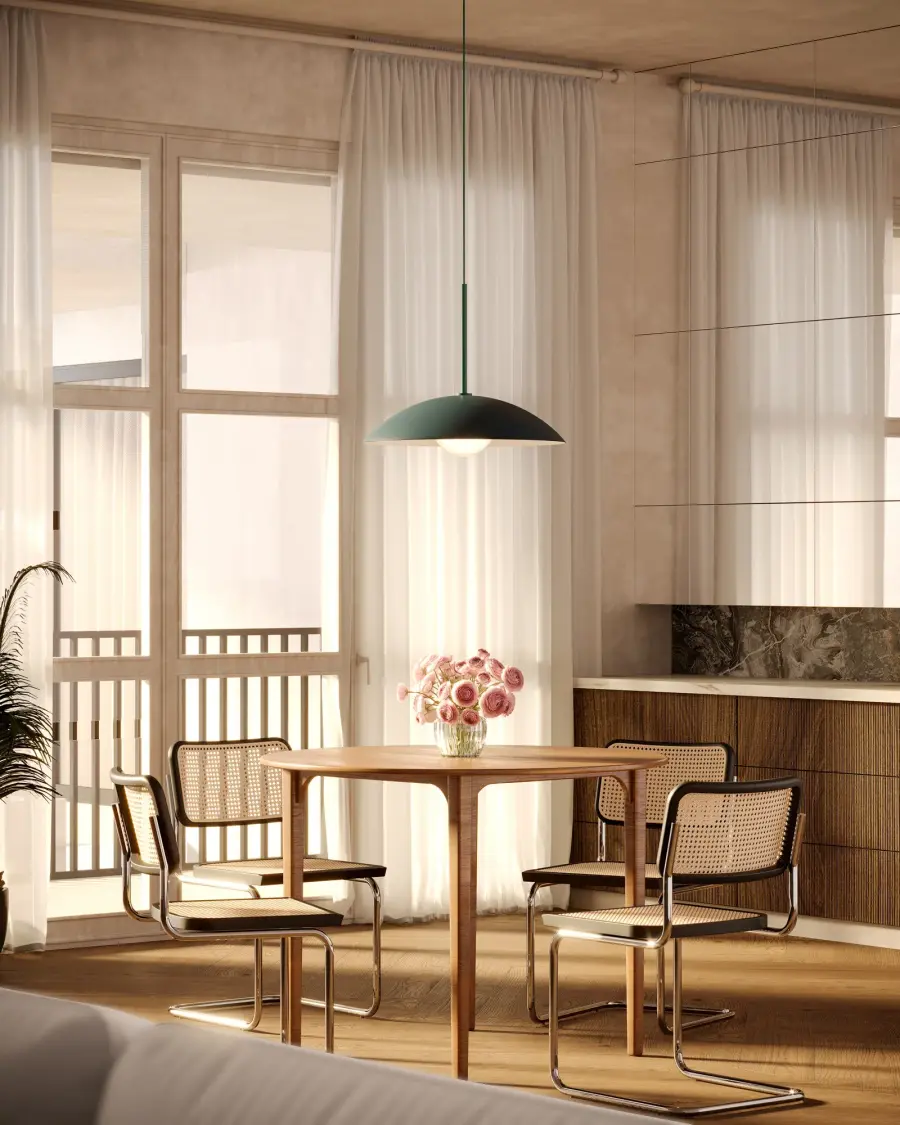 Regent 19-Inch Pendant in Burgundy - Image 3