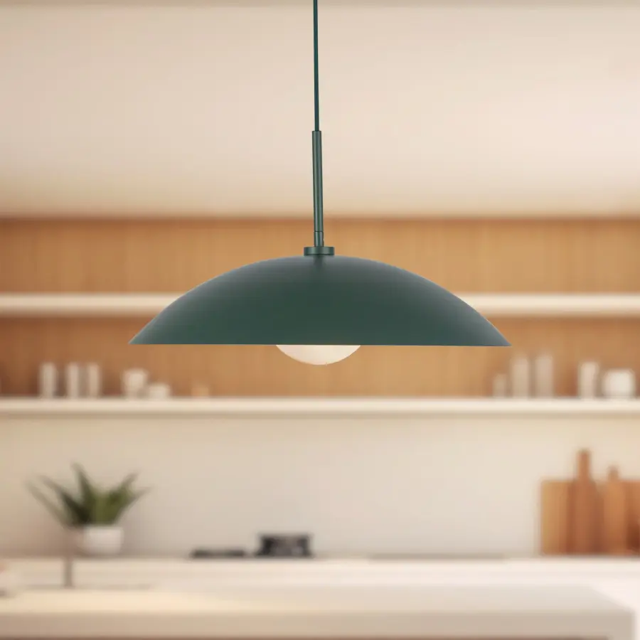 Regent 19-Inch Pendant in Burgundy - Image 8