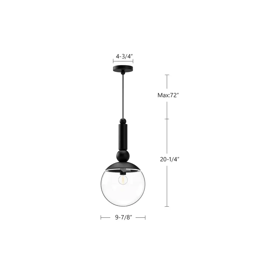 Delilah 10-Inch Pendant Light - Image 8