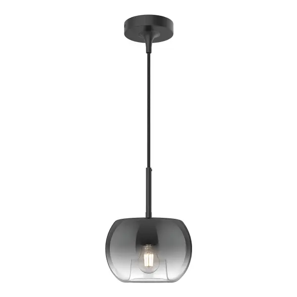 Samar 8-Inch Pendant Light in Chrome with Opal Glass - Image 10