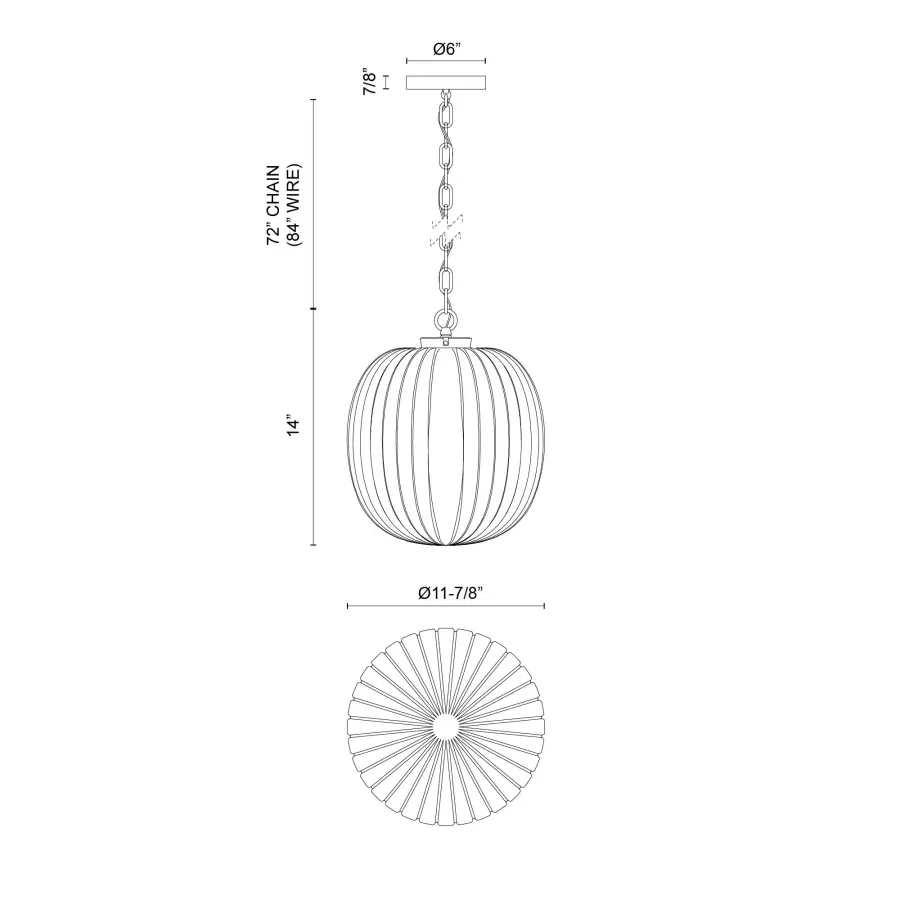 Cherise 12-Inch Pendant Light - Image 11