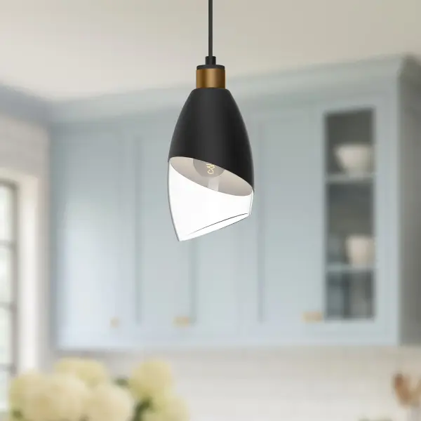 Capri 5-Inch Pendant in Chrome with Clear Glass - Image 4