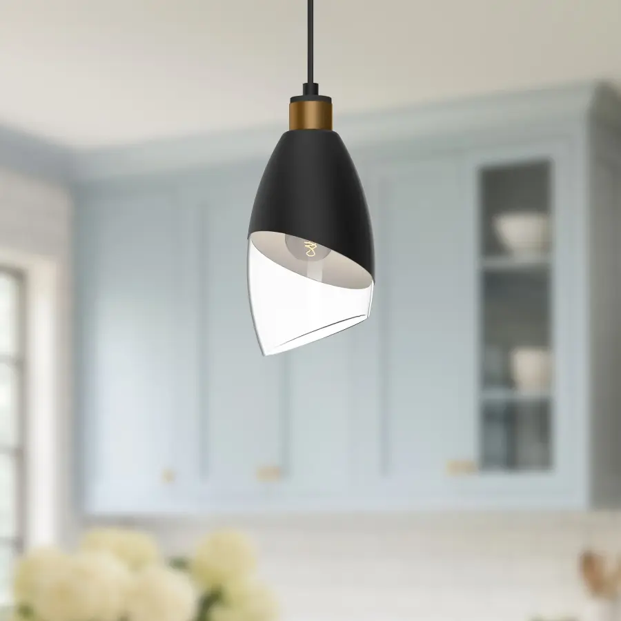 Capri 5-Inch Pendant in Chrome with Clear Glass - Image 4