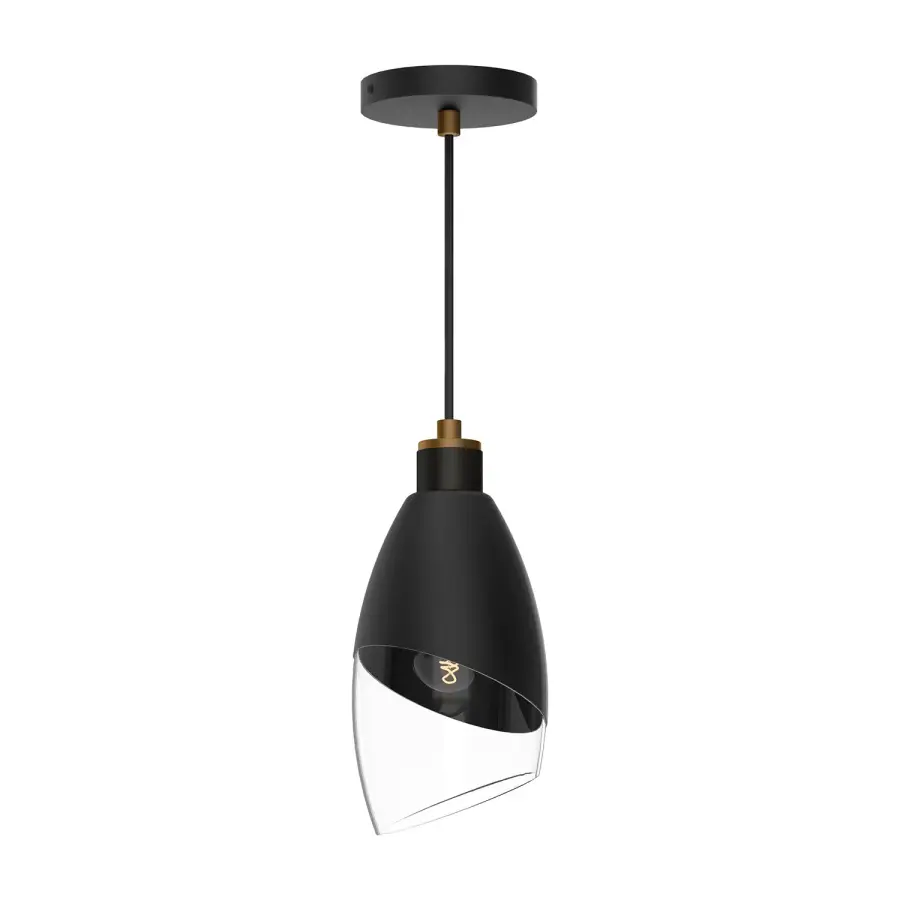 Capri 5-Inch Pendant in Chrome with Clear Glass - Image 5
