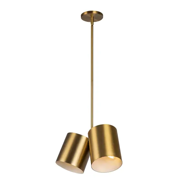 Keiko 14-Inch Pendant in Brushed Gold - Image 10