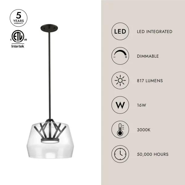 Deco 12-Inch Pendant Light - Image 6