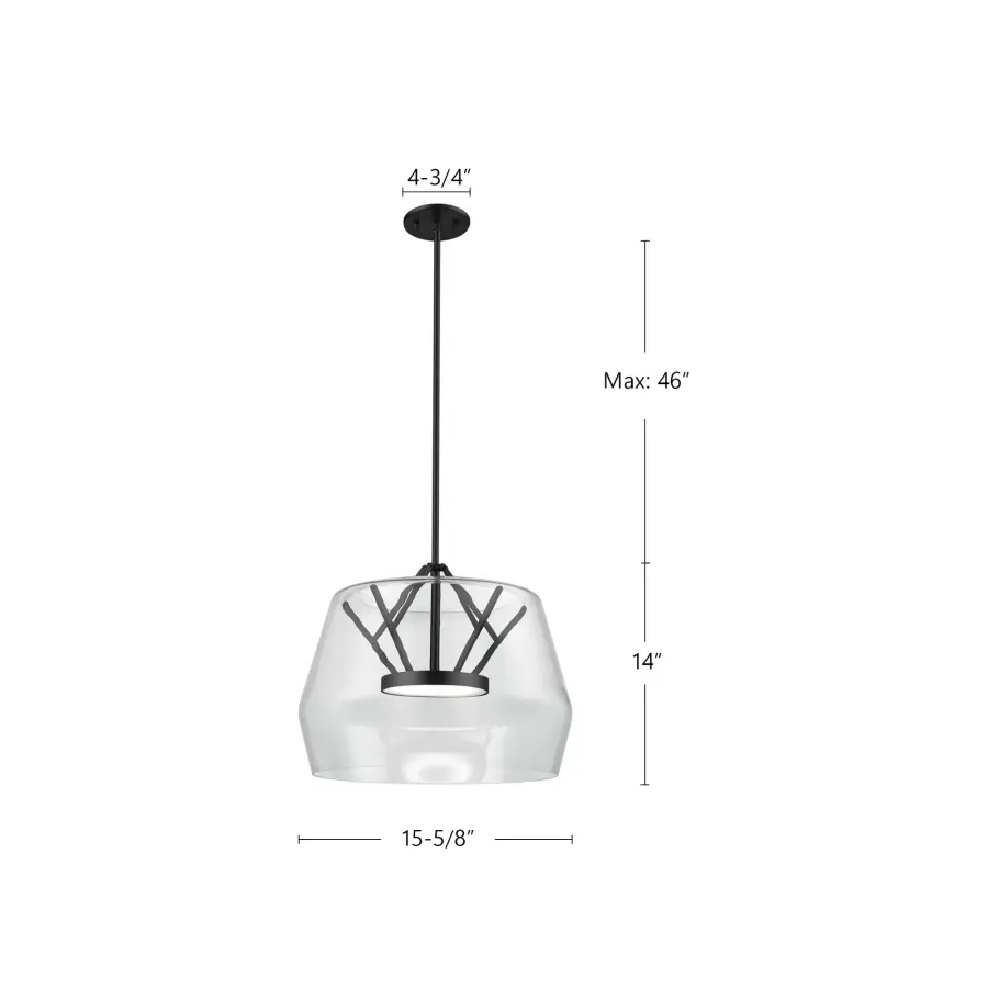 Deco 18-Inch Pendant Light - Image 9