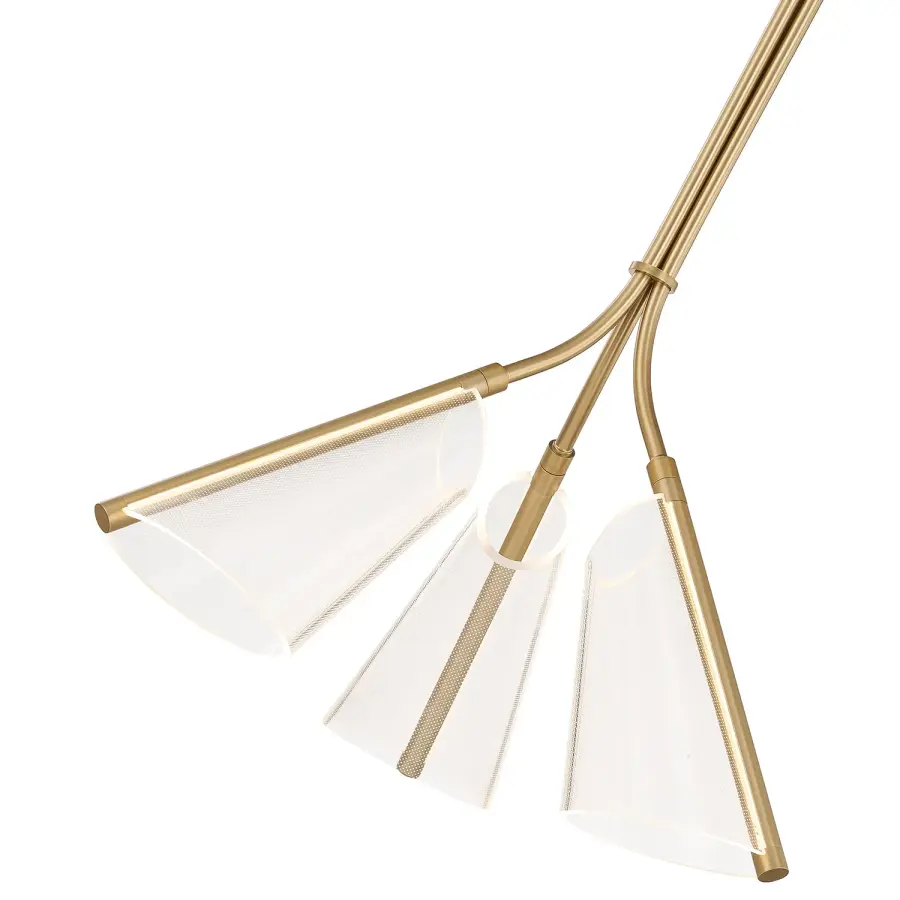 Striking Modern Pendant with Edge-Lit Acrylic Shade - Image 5