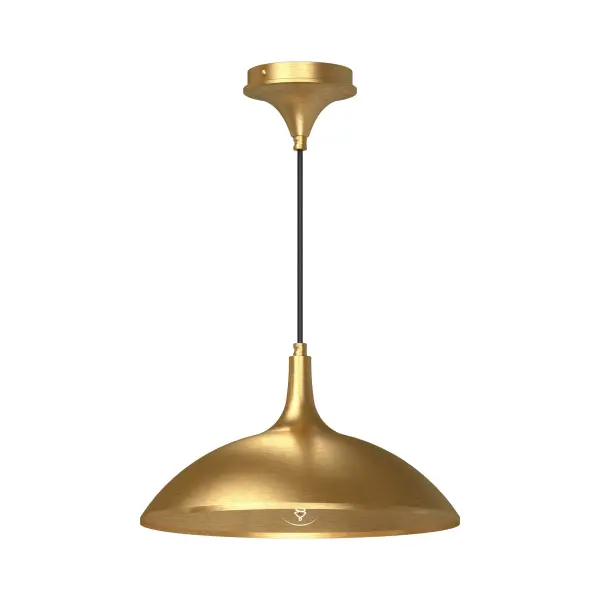 Abel 14-Inch Pendant in Brushed Gold - Image 1