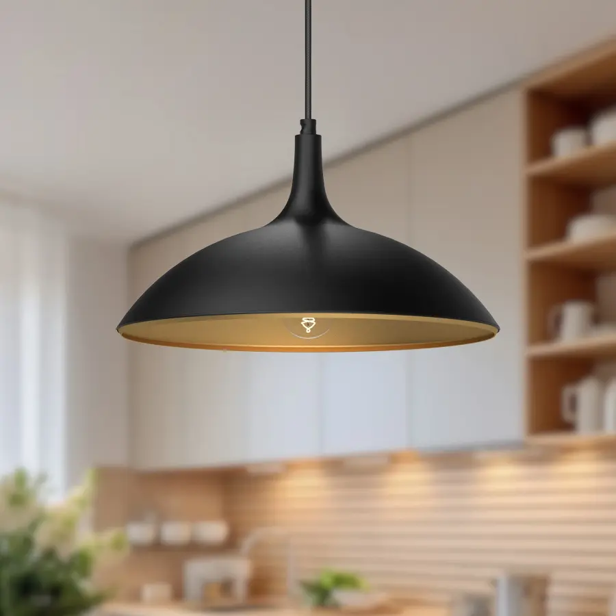Abel 14-Inch Pendant in Brushed Gold - Image 5