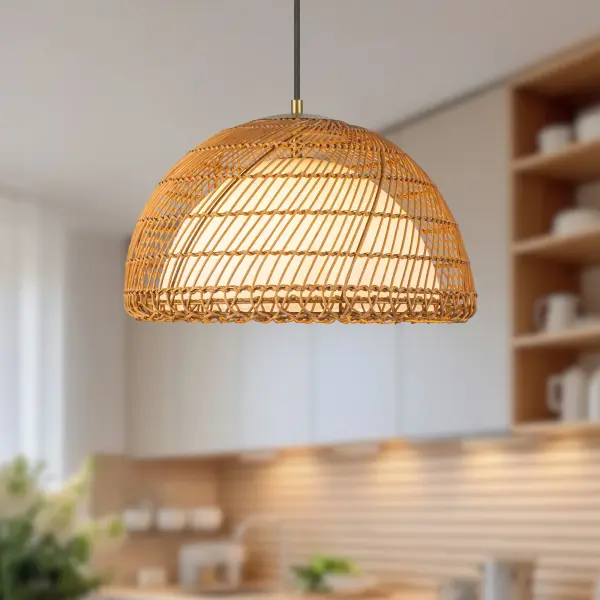 Bondi 16" Rattan Pendant Light - Image 2