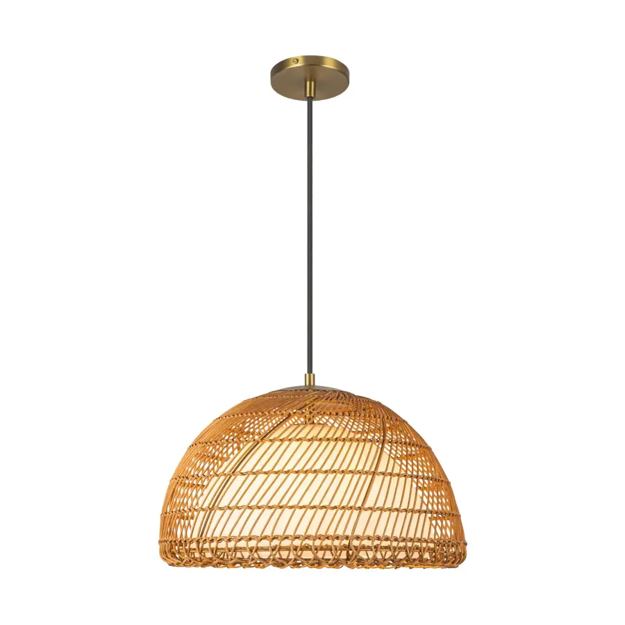 Bondi 16" Rattan Pendant Light - Image 8