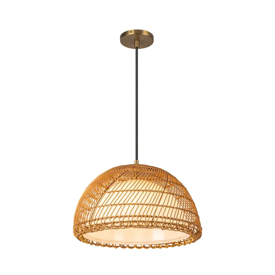 Bondi 16" Rattan Pendant Light - Image 10