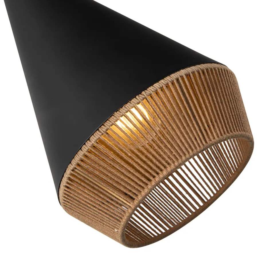 Japanese-Inspired Geometric Pendant with Natural Rope Accents - Image 12