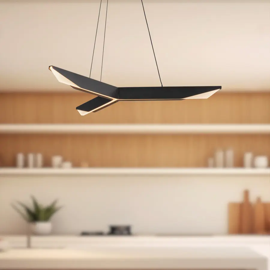 Japanese-Inspired Modern Pendant with Sophisticated Light Guide Technology - Image 2